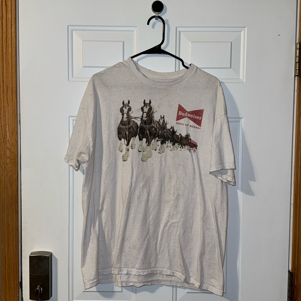 Budweiser Clydesdale horse t-shirt